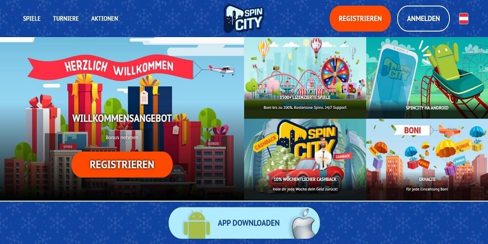spin city online casino